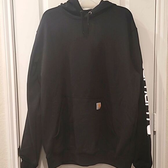 Carhartt Loose Fit Midweight Logo Sleeve Graphic Hooded Sweatshirt - Picture 3 of 4